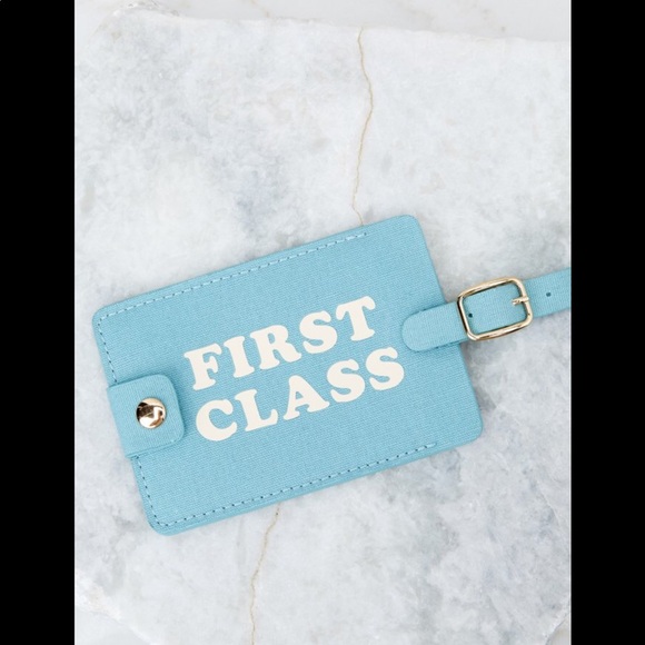 ban.do Accessories - NWT Ban.do luggage tag sky blue. Adorable!